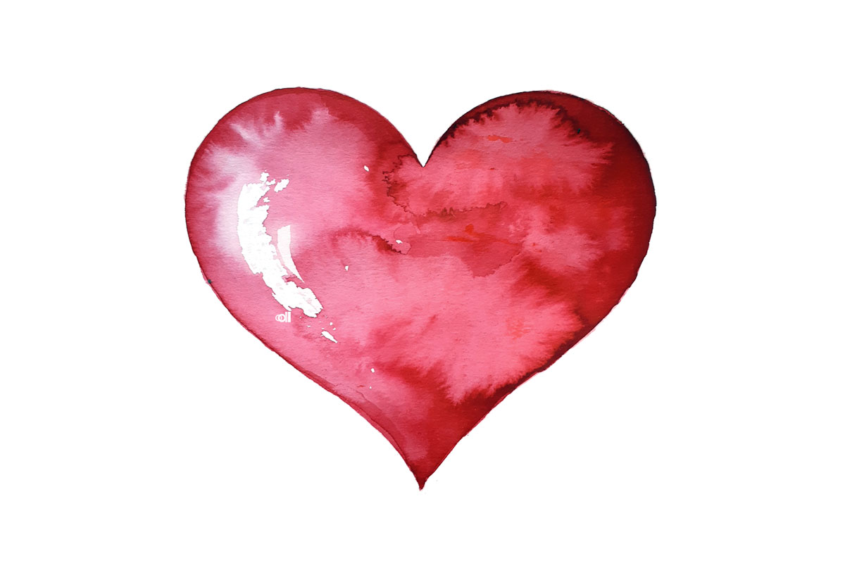 قلب آب مرکب- نمونه کار الهه خلج‌زاده